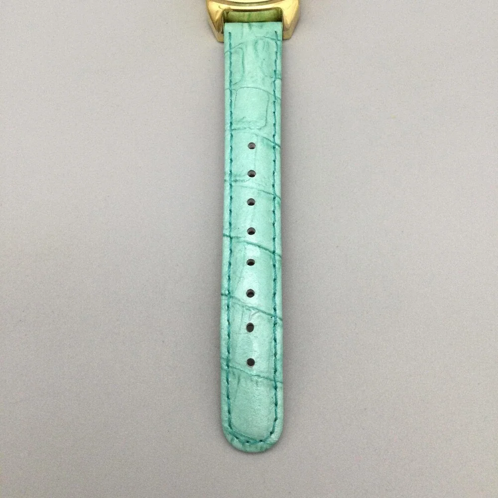 Invicta Lupah Music Crystal Women Watch 29mm Gold Tone Leather LE New Battery
